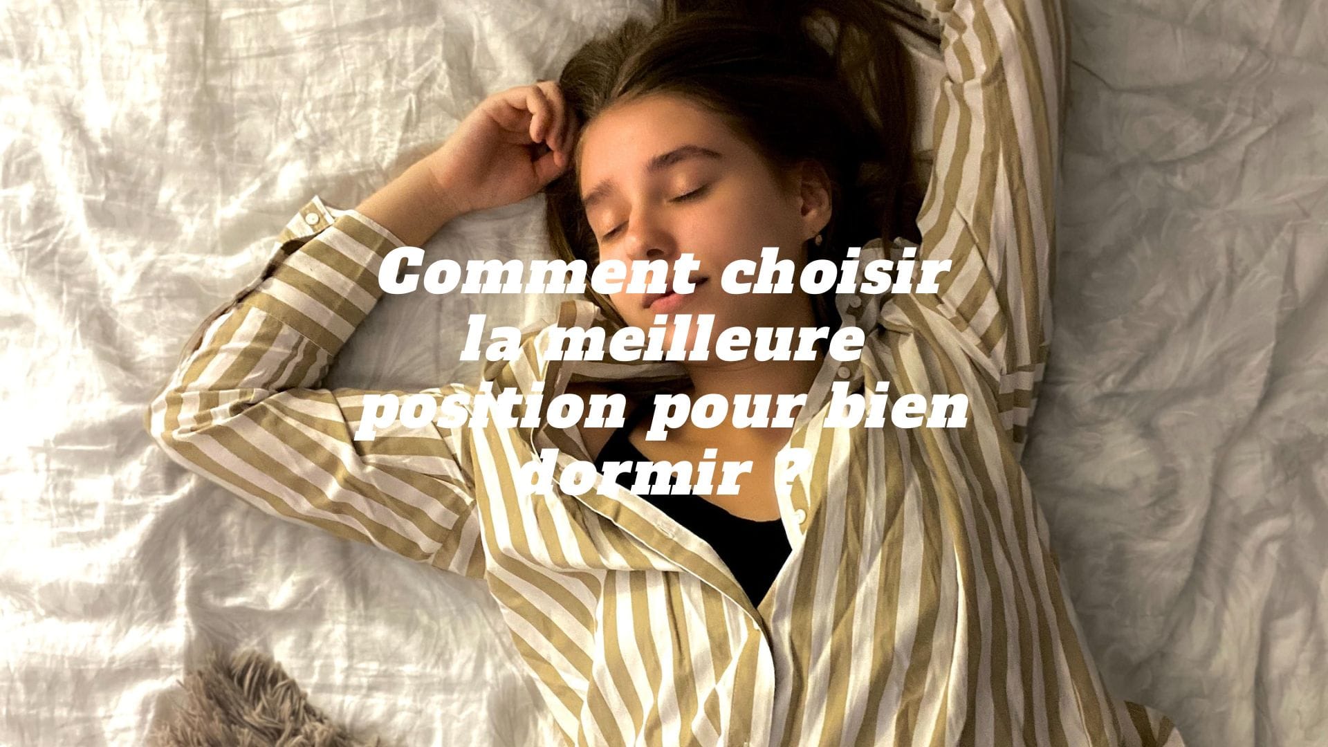 position pour bien dormir